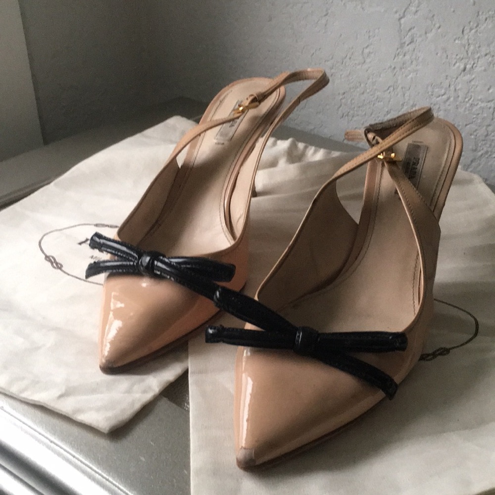Prada sling backs to be repaired 39 1/2